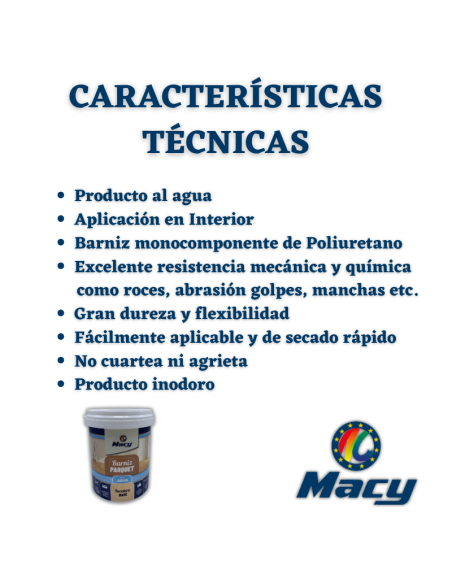 Barniz Parquet Al Agua Mate