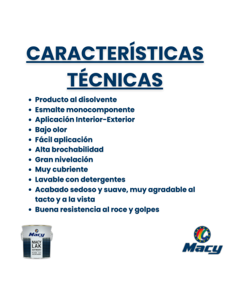 Esmalte Laca Satinado Macy-Lak