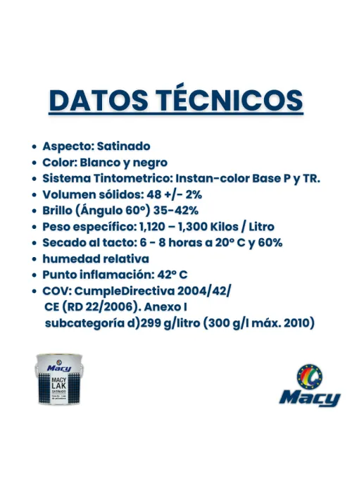 Esmalte Laca Satinado Macy-Lak