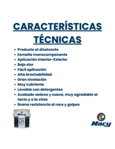 Esmalte Laca de Macy Premium Satinado 2