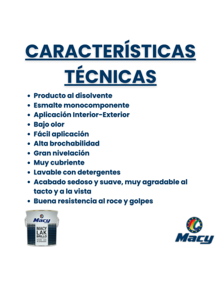 Esmalte Laca Brillante Macy-Lak