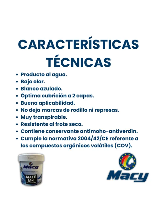 Pintura Plástica M1 Blanco Puro...