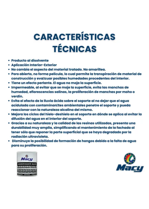 Protector Hidrofugante Mate para Poro...