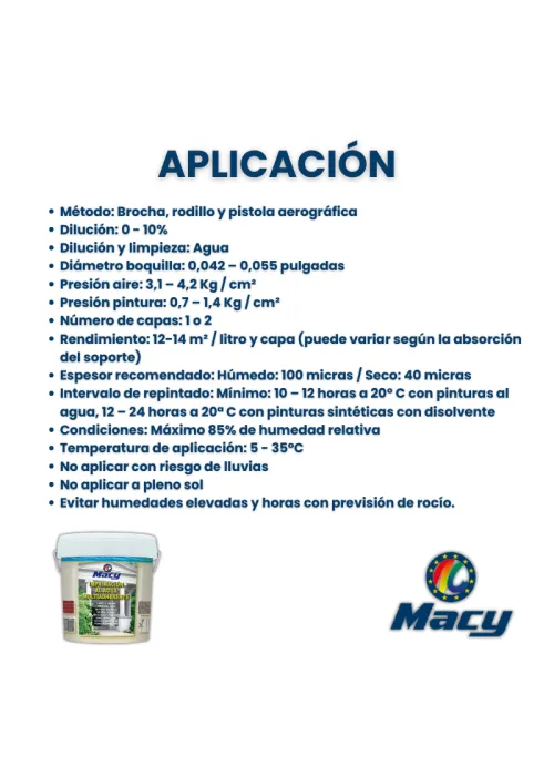 Imprimación al Agua MultiADHERENTE -... Imprimación al Agua MultiADHERENTE -...