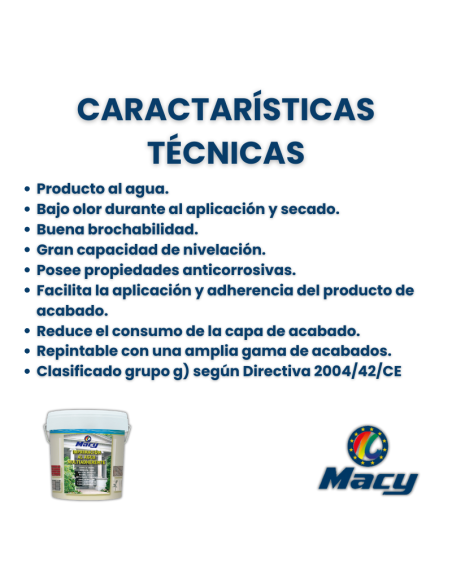 Imprimación al Agua MultiADHERENTE - Macy Pinturas