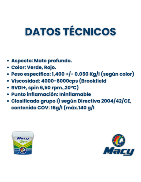 Pintura para Canchas Rojo