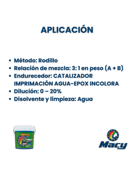 Imprimación para Suelos al Agua-Epoxi Industrial Incoloro