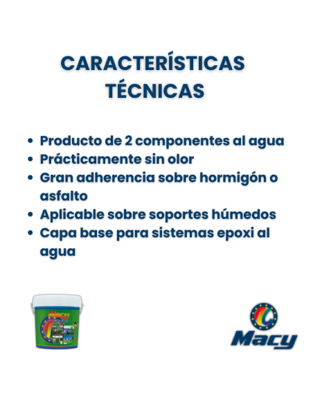 Imprimación para Suelos al Agua-Epoxi Industrial Incoloro