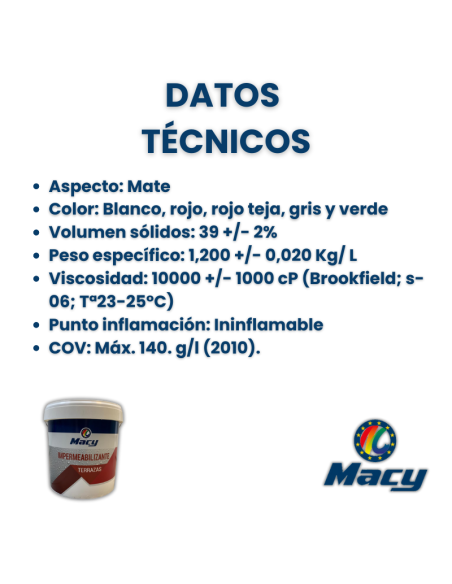 Impermeabilizante Elástico para Terrazas - Alta Flexibilidad