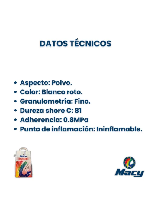 Emplaste en Polvo - Renovación Macy Emplaste en Polvo - Renovación Macy
