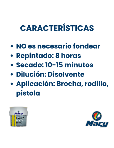 Esmalte Galvanizado Satinado Carta RAL