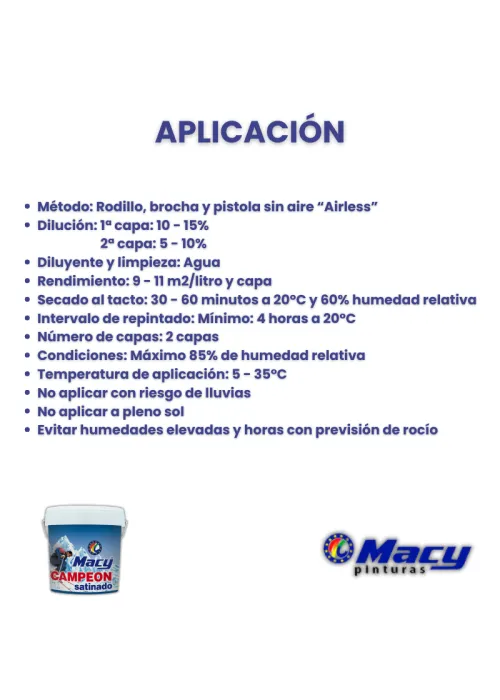 Pintura Plástica Satinada -... Pintura Plástica Satinada -...