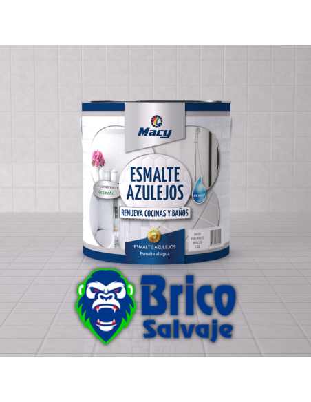 Pintura para Azulejos Brillante Macy - Antimoho - Alta Calidad - Fácil Aplicación