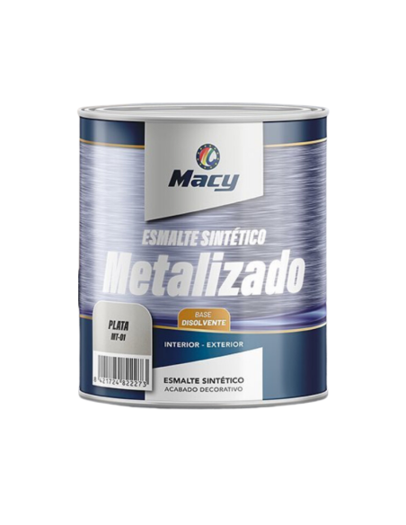 Esmalte Sintético Metalizado | Interior/Exterior | Al Disolvente | Elevada Dureza