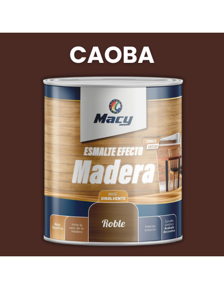 Esmalte Efecto Madera - Interior/Exterior - Metal/Madera - Satinado