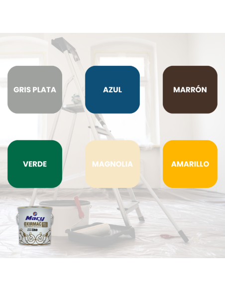 Esmalte Antioxidante Brillante - Anticorrosivo - Directo al Óxido