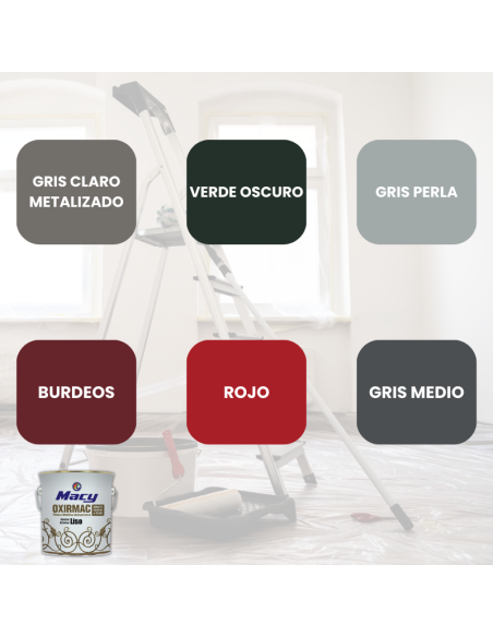 Esmalte Antioxidante Brillante - Anticorrosivo - Directo al Óxido