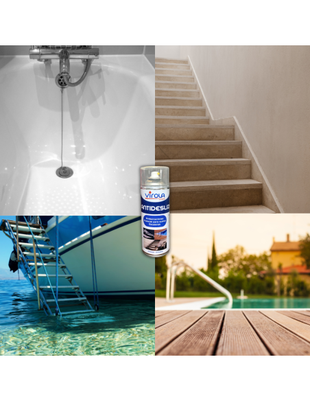 Spray Antideslizante para Bañeras, Embarcaciones, Escaleras de Piscina