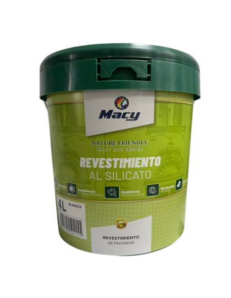 Revestimiento Silicato - Muy Transpirable - Antimoho - Fácil Aplicación