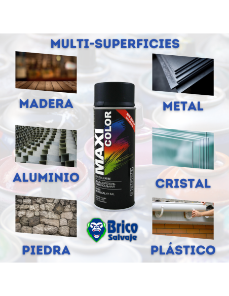 Spray de Pintura Multisuperficies Mate para Interior-Exterior