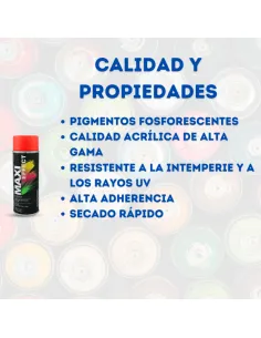 Spray Fluorescente Rojo 2