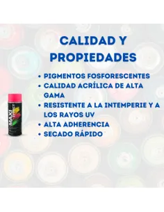 Spray Fluorescente Rosa 2