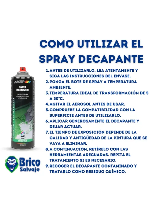 Spray Decapante de Pinturas