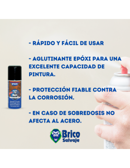 convertidor oxido spray