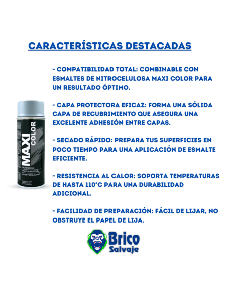 características-imprimación