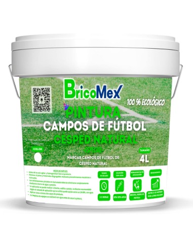 Pintura para Césped Natural Campos de Fútbol Bricomex
