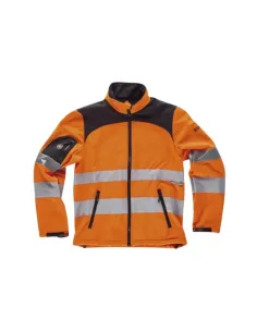 Workshell de alta visibilidad con cintas reflectantes 2