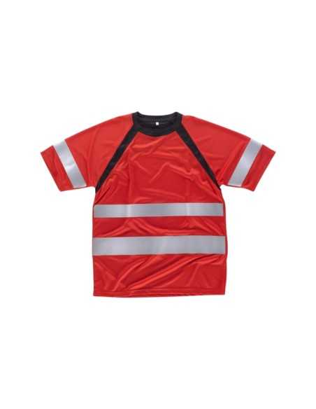 Camiseta manga corta combinada