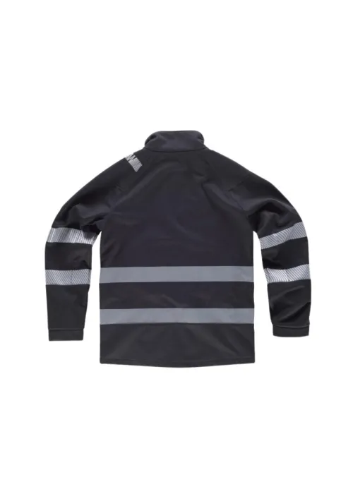 Parka con Cintas Reflectantes Discontinuas Acolchada, Impermeable y con Capucha