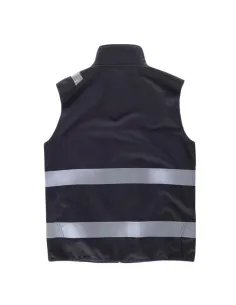 Chaleco Workshell con cintas cosidas y pegadas. 2