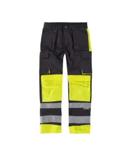 Pantalón multibolsillos alta visibilidad 2