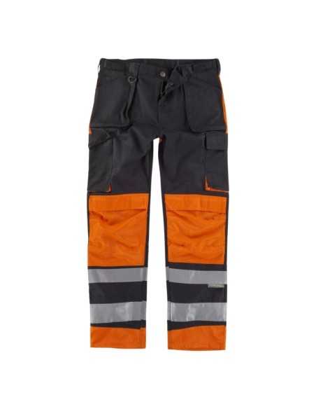 Pantalón multibolsillos alta visibilidad