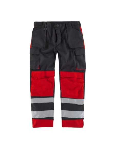Pantalón multibolsillos alta visibilidad