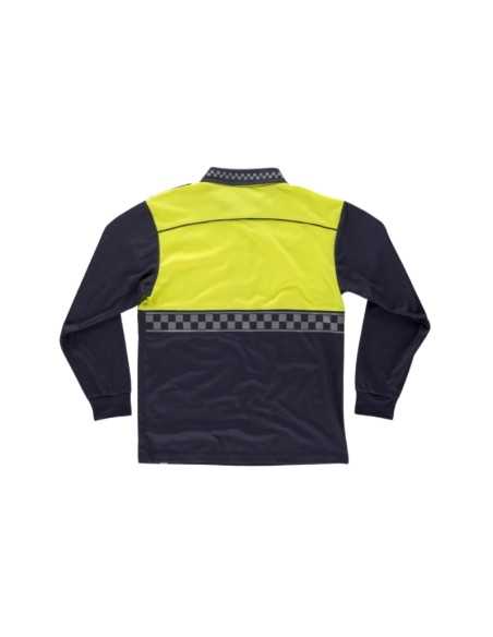 Camiseta Polo Combinado de Manga Larga