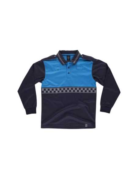 Camiseta Polo Combinado de Manga Larga