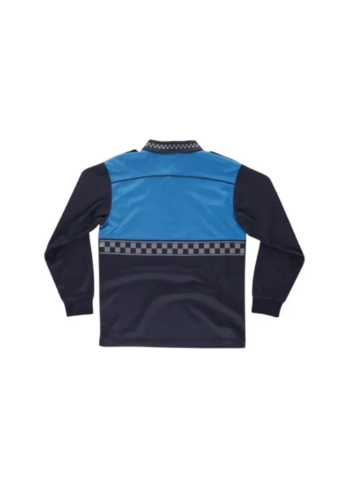 Camiseta Polo Combinado de Manga Larga Camiseta Polo Combinado de Manga Larga