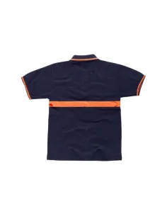 Polo manga corta con una franja a contraste 2