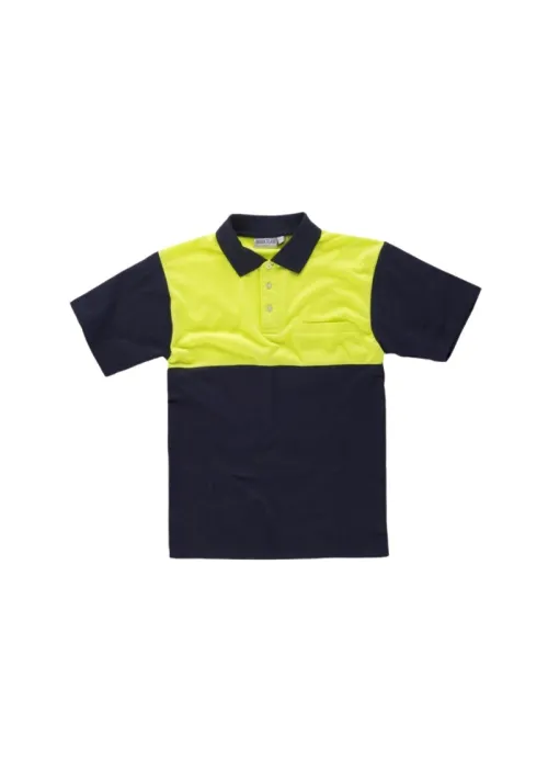 Camiseta Polo Manga Corta con Abertura en la Cintura