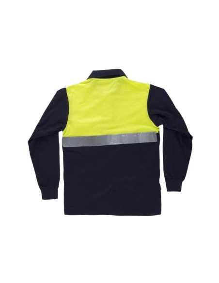 Camiseta Polo Manga Larga con Cinta Reflectante