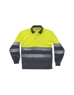 Camiseta Polo Combinado de Manga Larga 2