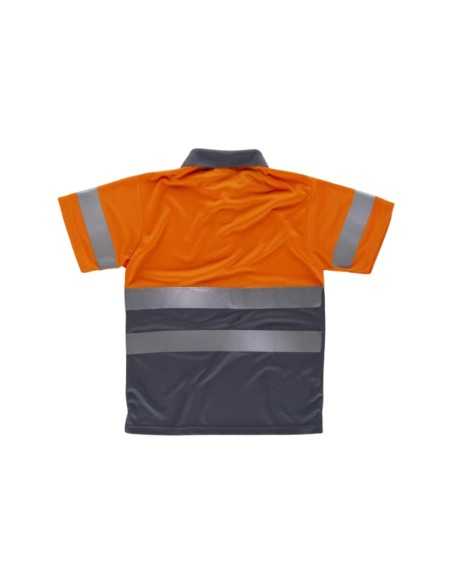 Polo de Alta Visibilidad Manga Corta con Cintas Reflectantes