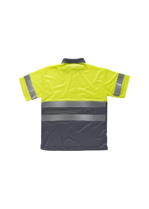 Polo de Alta Visibilidad Manga Corta con Cintas Reflectantes Polo de Alta Visibilidad Manga Corta con Cintas Reflectantes