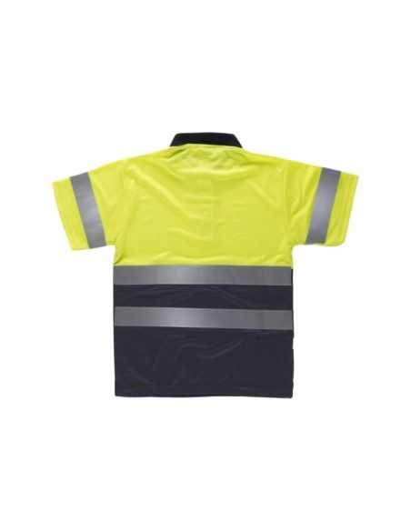 Polo de Alta Visibilidad Manga Corta con Cintas Reflectantes