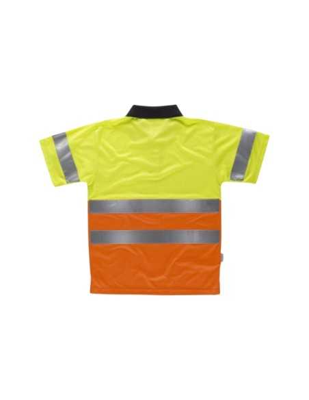Polo combinado alta visibilidad manga corta