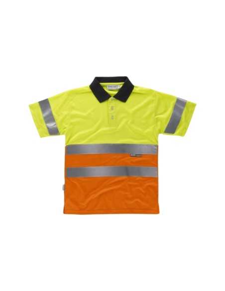 Polo combinado alta visibilidad manga corta