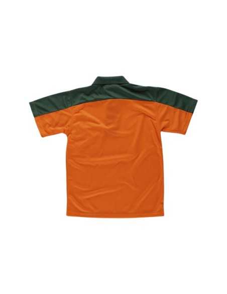 Camiseta Polo de Trabajo con Mangas a Contraste